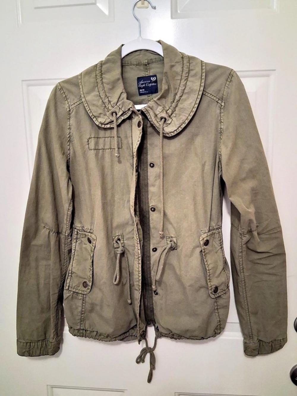 American Eagle Outfitters Olive Utility Jacket Size Medium